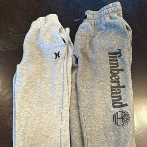 Youth boys Joggers Hurley and Timberland size small (8)